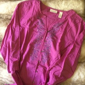 🆕 Marsh Landing Cover Up Tunic Top 💜💠🌴🩱🌺